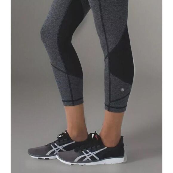 Lululemon Pace Rival Crop Leggings Size 6 Running Activewear EUC - Picture 2 of 10